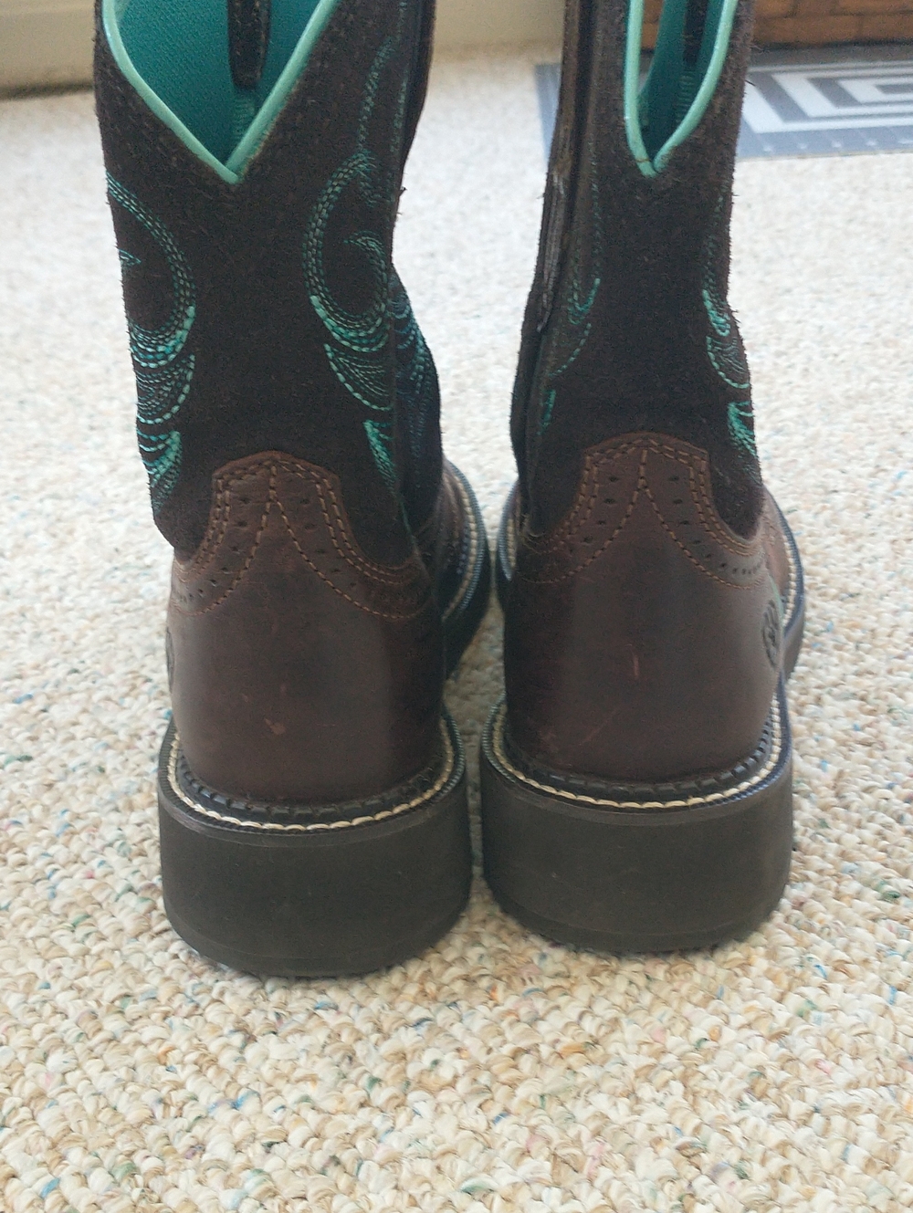Ariat Fat Baby Leather Women's Western Boots US 8 B - Picture 5 of 12